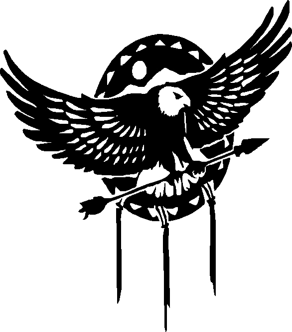 586x665 Native American Eagle Drawing - Native American Eagle Drawing