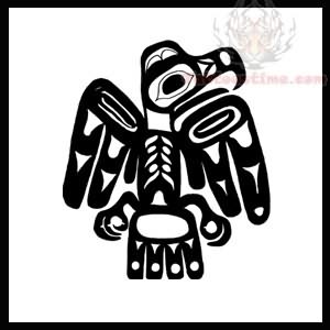 300x300 Native American Eagle Tattoo Design - Native American Eagle Drawing