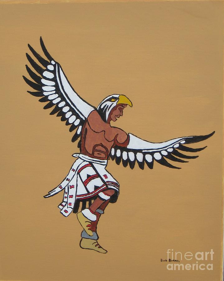 719x900 Eagle Dancer Drawing - Native American Eagle Drawing