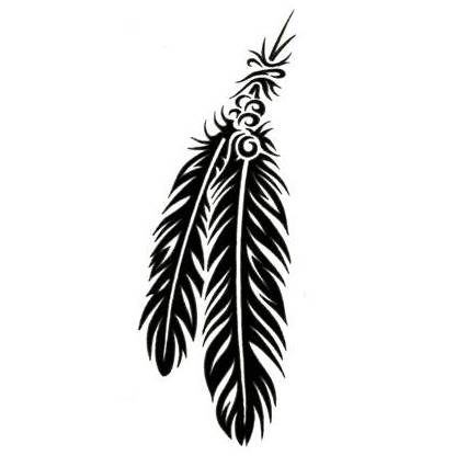 426x426 Native American Feather Tattoo Drawings - Native American Feather Drawing