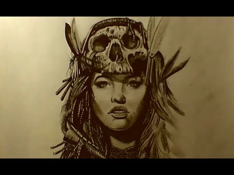 480x360 Native American Girl - Native American Girl Drawing