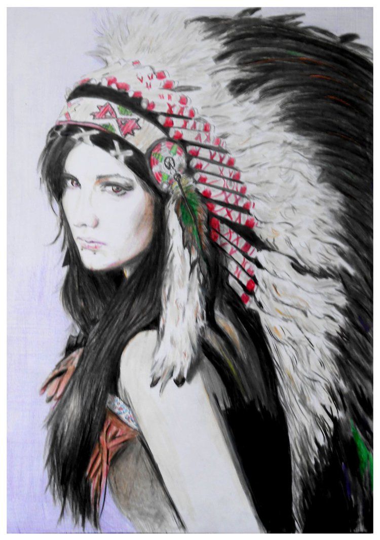 750x1066 native american girls native american girl drawing touch - Native American Girl Drawing