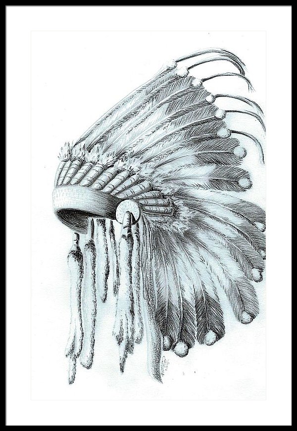 Native American Headdress Drawing at Explore