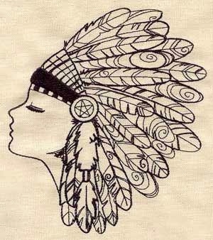 300x338 Headdress Sketch Best Of Line Art Hand Drawing Native American - Native American Headdress Drawing