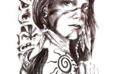 235x150 Indian Tattoo Designs Free Native American Indian Drawing - Native American Indian Drawings