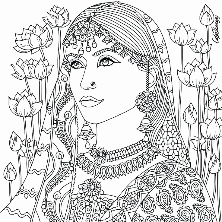 736x736 Drawing Of Native American New Indian Coloring Pages Print Out - Native American Indian Woman Drawing