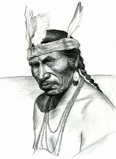 236x323 drawing of indian inspirational image result for native american - Native American Skull Drawing