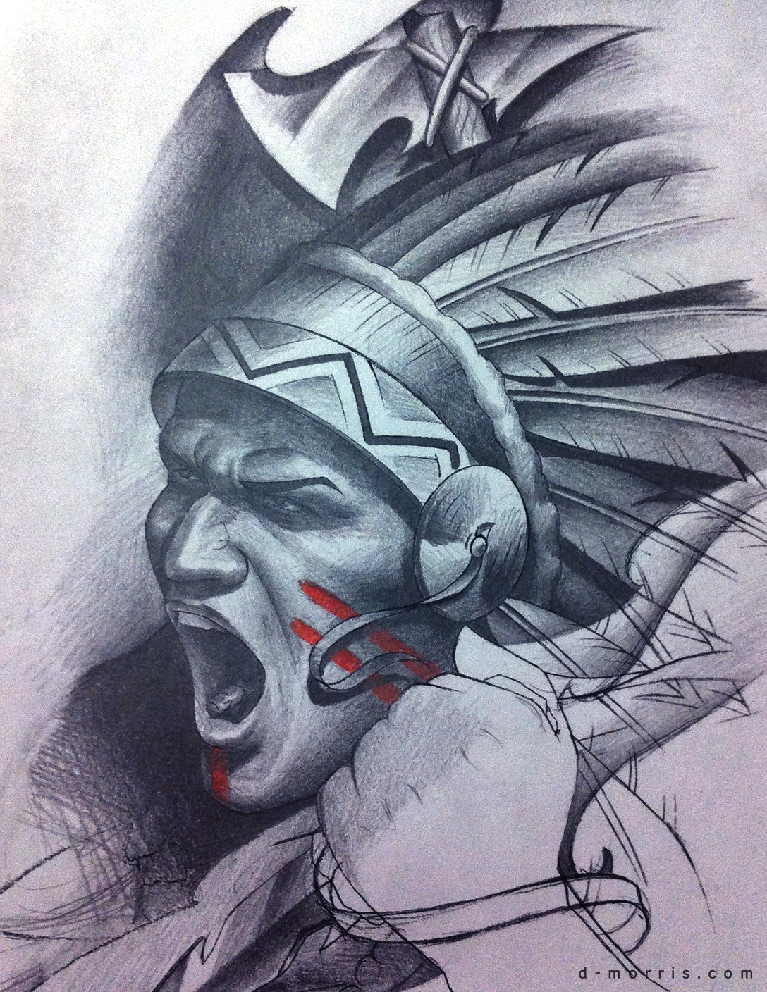 1088x1408 Native American Warrior Drawing At Com Fr On Native American - Native American Warrior Drawing