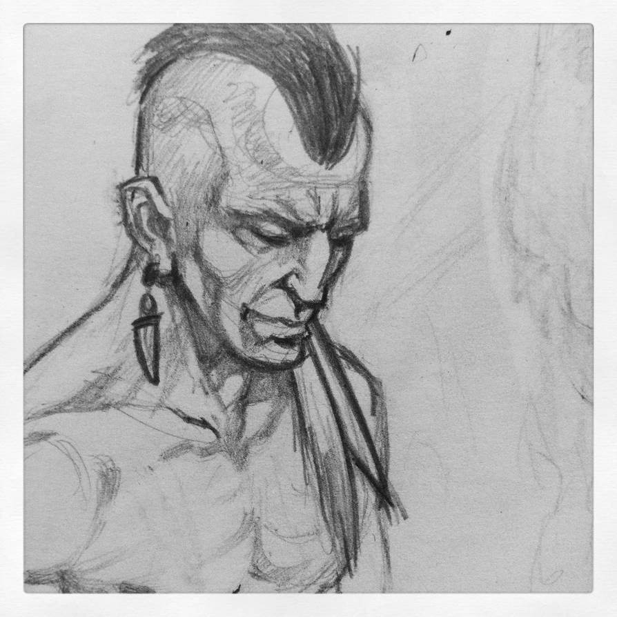 894x894 Native American Warrior - Native American Warrior Drawing