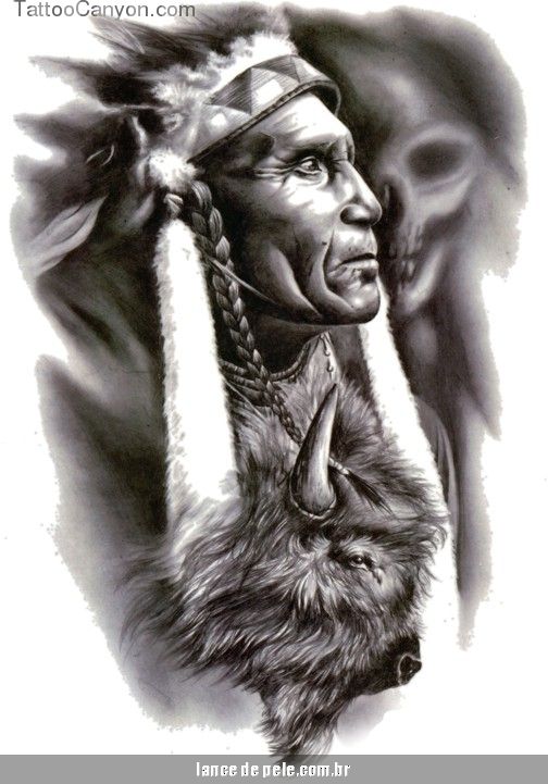 504x721 Rez Dog Indian Tattoo Design, Tattoo - Native American Warrior Drawing