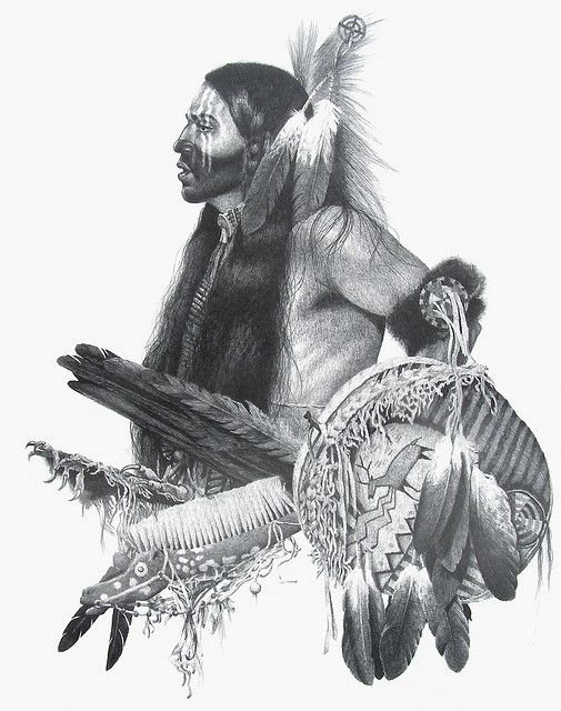505x640 Spirit Dancer Native American American Indian Art, Native - Native American Warrior Drawing
