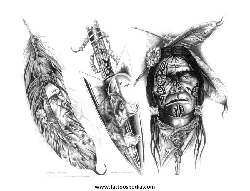Native American Wolf Drawing at PaintingValley.com | Explore collection ...