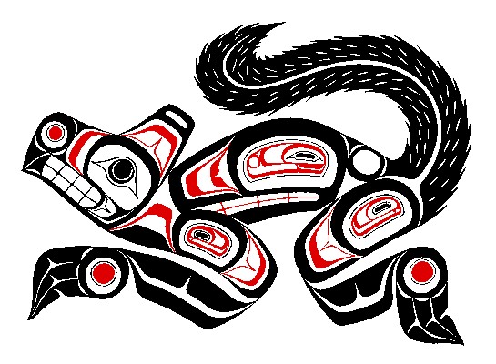 545x400 Huge Collection Of 'native American Wolf Drawing' Download More - Native American Wolf Drawing