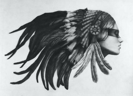 450x325 native american wallpaper women drawings art girl native wallpaper - Native American Woman Drawing