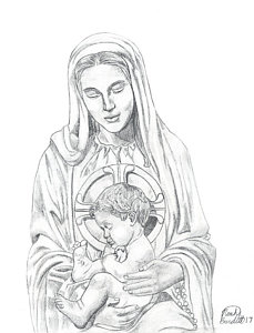 229x300 Nativity Drawings Fine Art America - Nativity Drawing