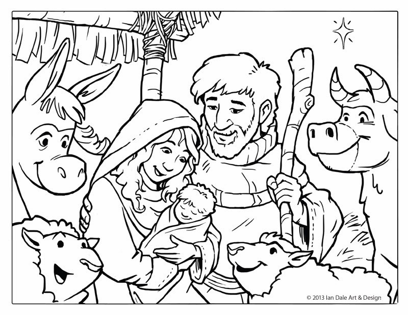 Nativity Line Drawing at Explore collection of