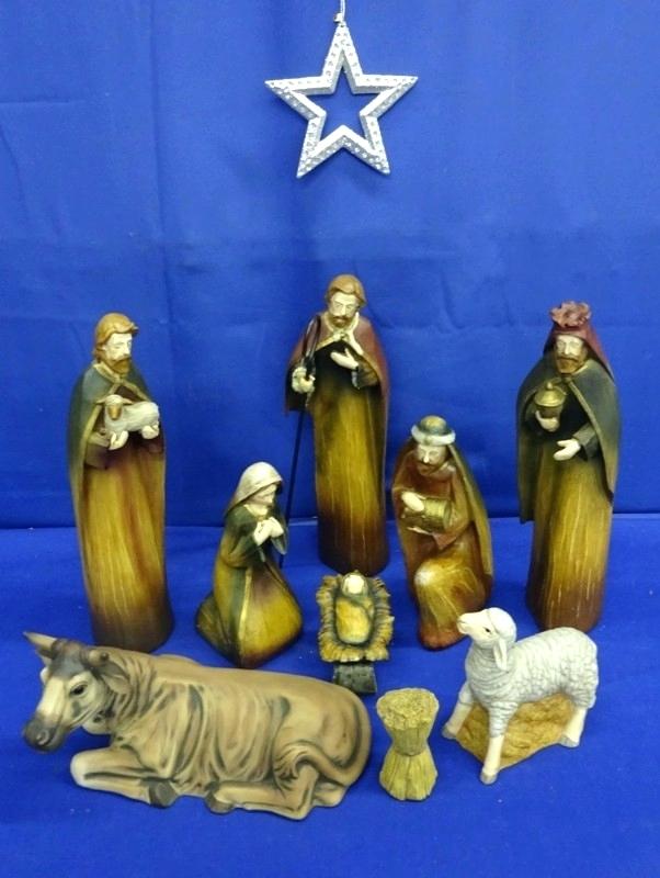 602x800 If Simple Nativity Scene Silhouette Paper City - Nativity Scene Drawing