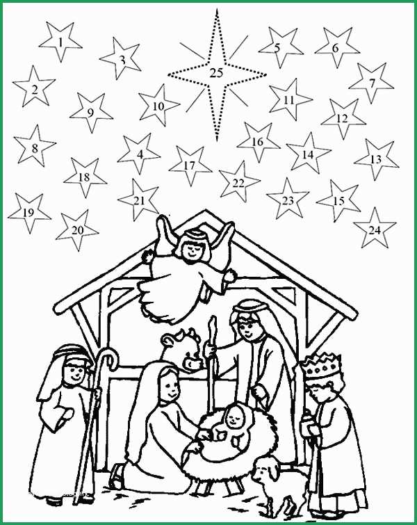 600x755 Free Nativity Scene Coloring Pages Pleasant Advent Coloring Pages - Nativity Scene Line Drawing