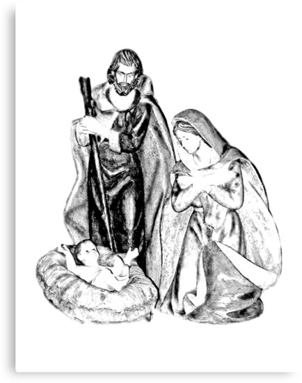 434x550 Huge Collection Of 'nativity Scene Line Drawing' Download More - Nativity Scene Line Drawing