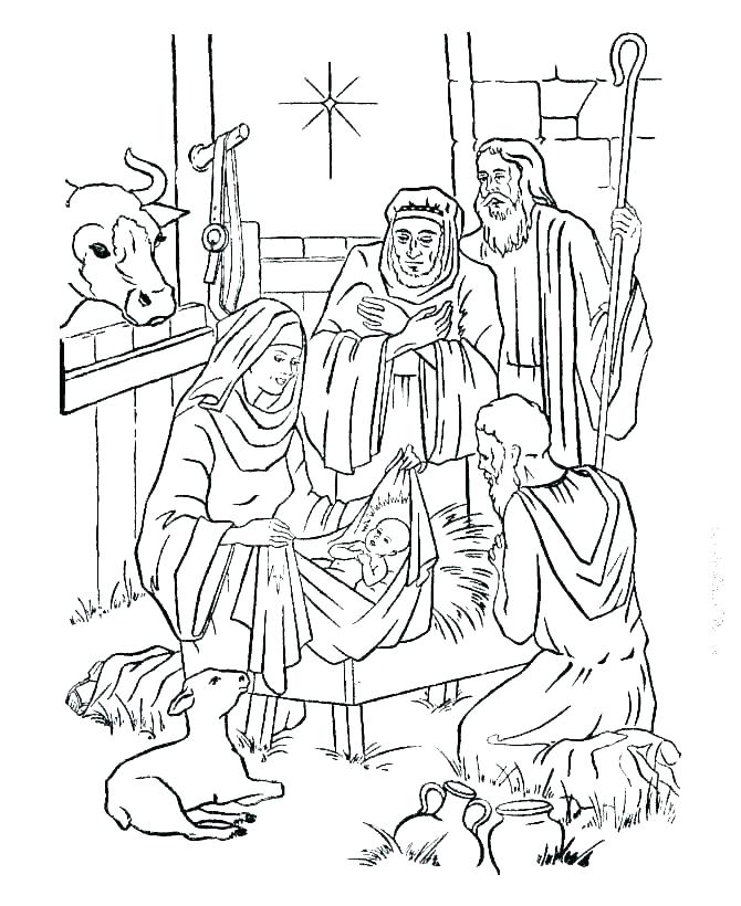 Albums 94+ Pictures How To Draw A Manger With Baby Jesus In It Full HD ...