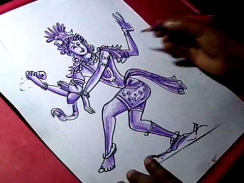 480x360 How To Draw Nataraja Drawing - Natraj Drawing