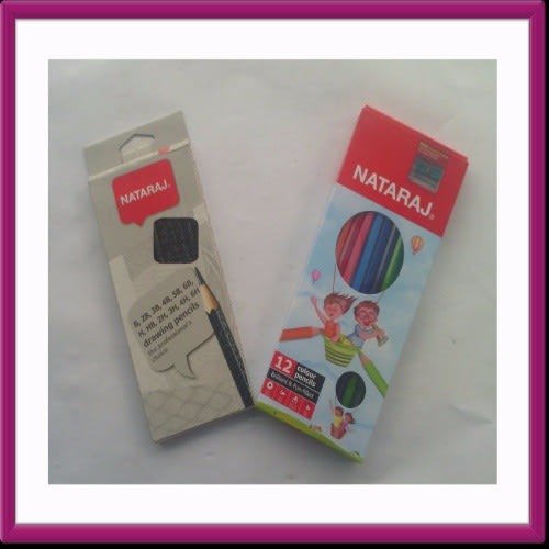 500x500 Nataraj Colour Drawing Pencils - Natraj Drawing