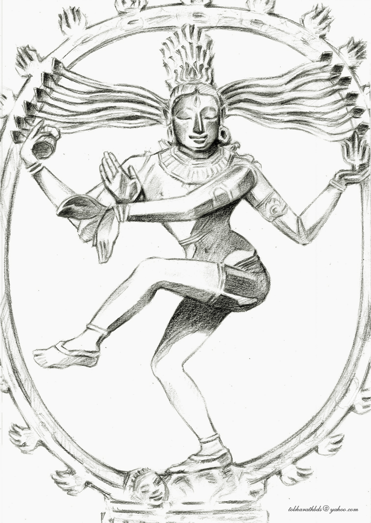 756x1065 Nataraja - Natraj Drawing