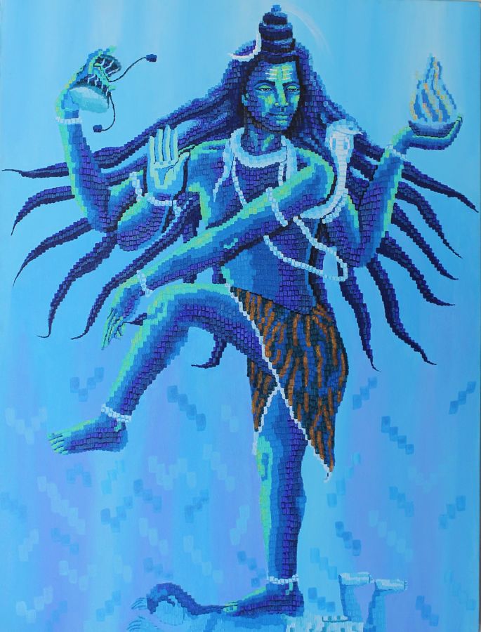 685x900 Natraj Painting - Natraj Drawing
