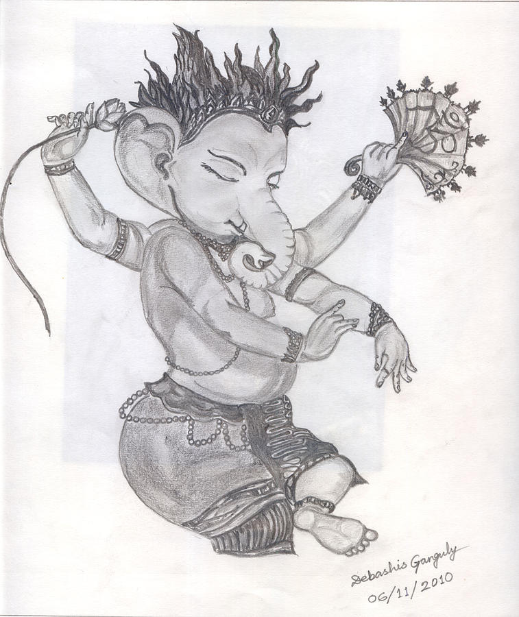 757x900 The Student Of Nataraja Drawing - Natraj Drawing