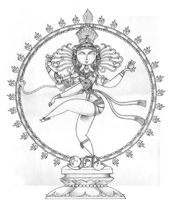 Natraj Drawing at PaintingValley.com | Explore collection of Natraj Drawing