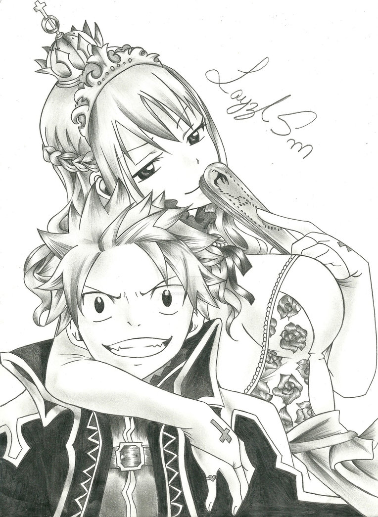 764x1045 my lucy and natsu drawing - Natsu Drawing