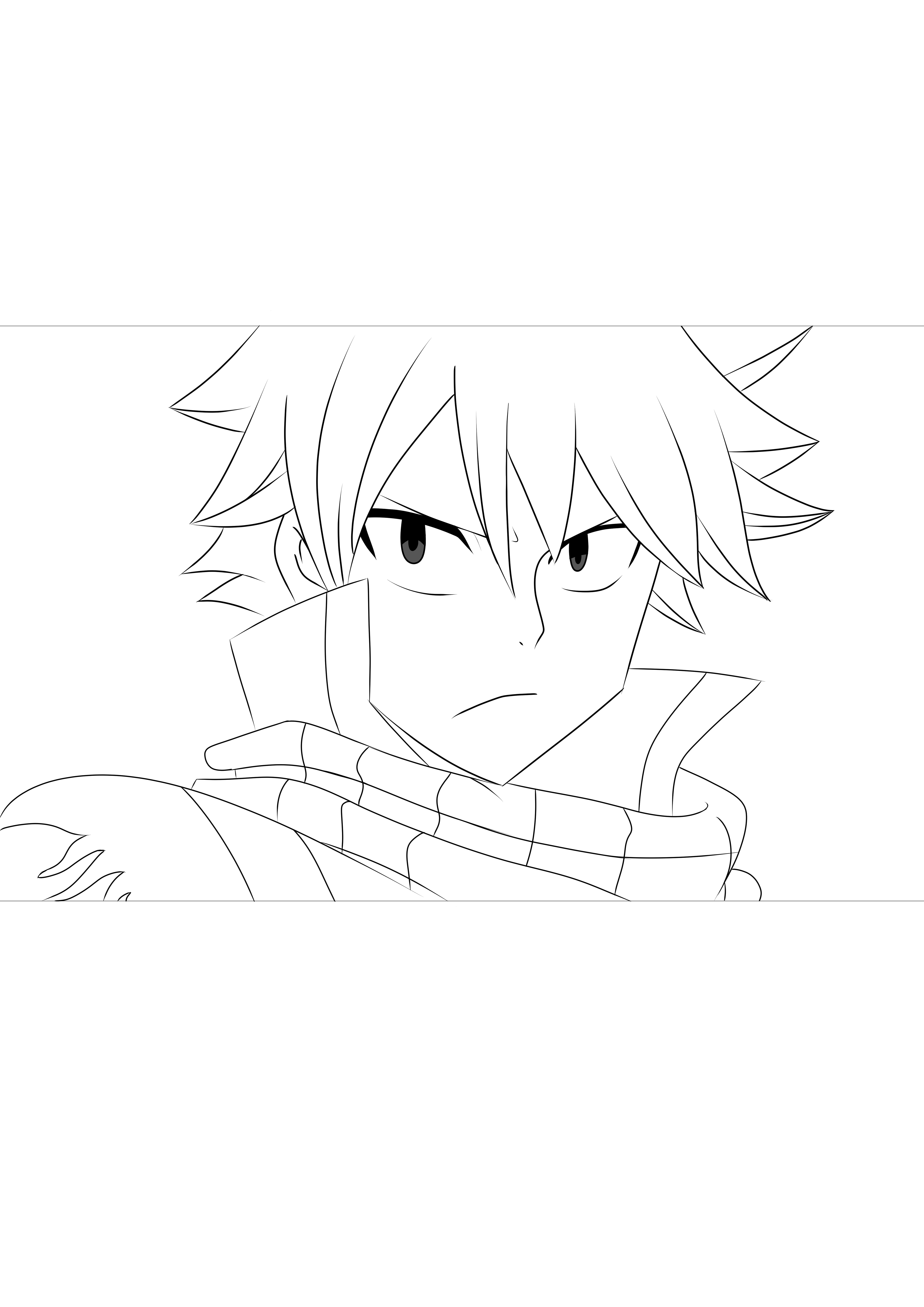 4961x7016 Natsu Dragneel Drawing Steemit - Natsu Drawing