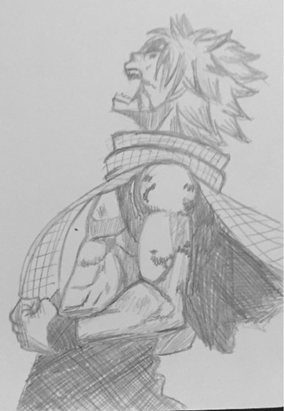 320x463 dragonslayer drawings on paigeeworld pictures of dragonslayer - Natsu Drawing