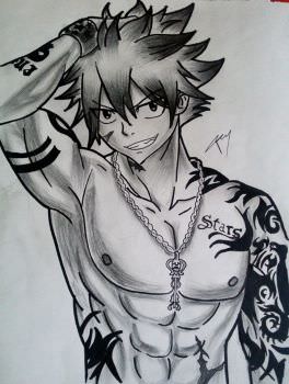 264x350 Natsu Drawing - Natsu Drawing