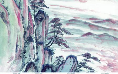450x281 Chinese Drawing - Nature Background Drawing