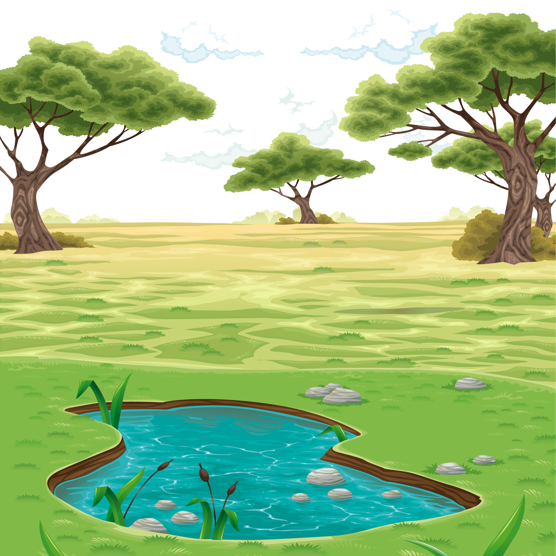Nature Background Drawing at Explore collection of