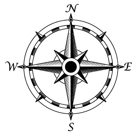 Nautical Compass Drawing at PaintingValley.com | Explore collection of ...