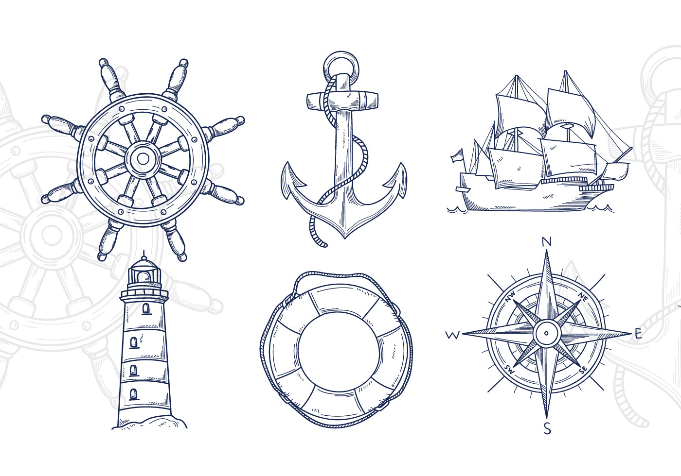 Nautical Drawings at PaintingValley.com | Explore collection of