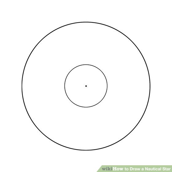 560x560 how to draw a nautical star steps - Nautical Star Drawing