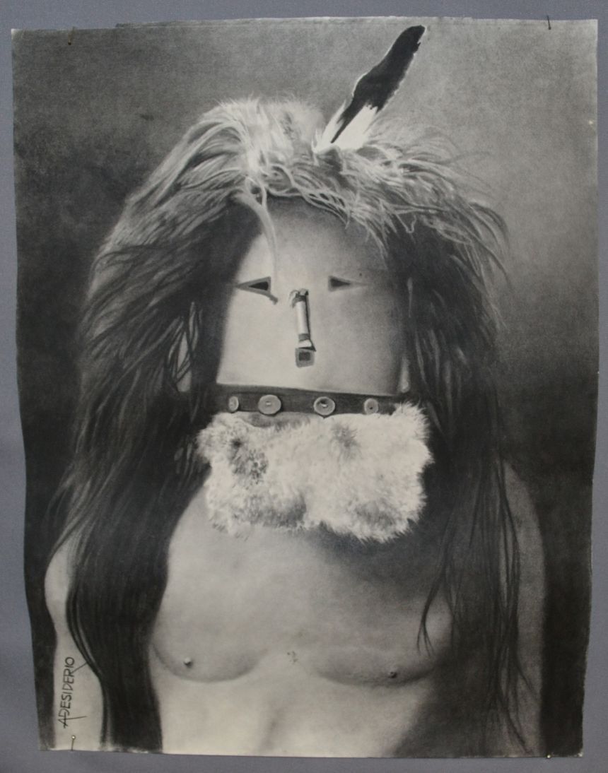 860x1094 Navajo Drawing - Navajo Drawings