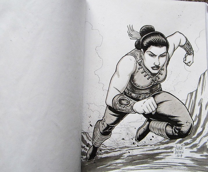 715x592 Navajo Artist Creates Native Superheroes For New Comic Book - Navajo Drawings