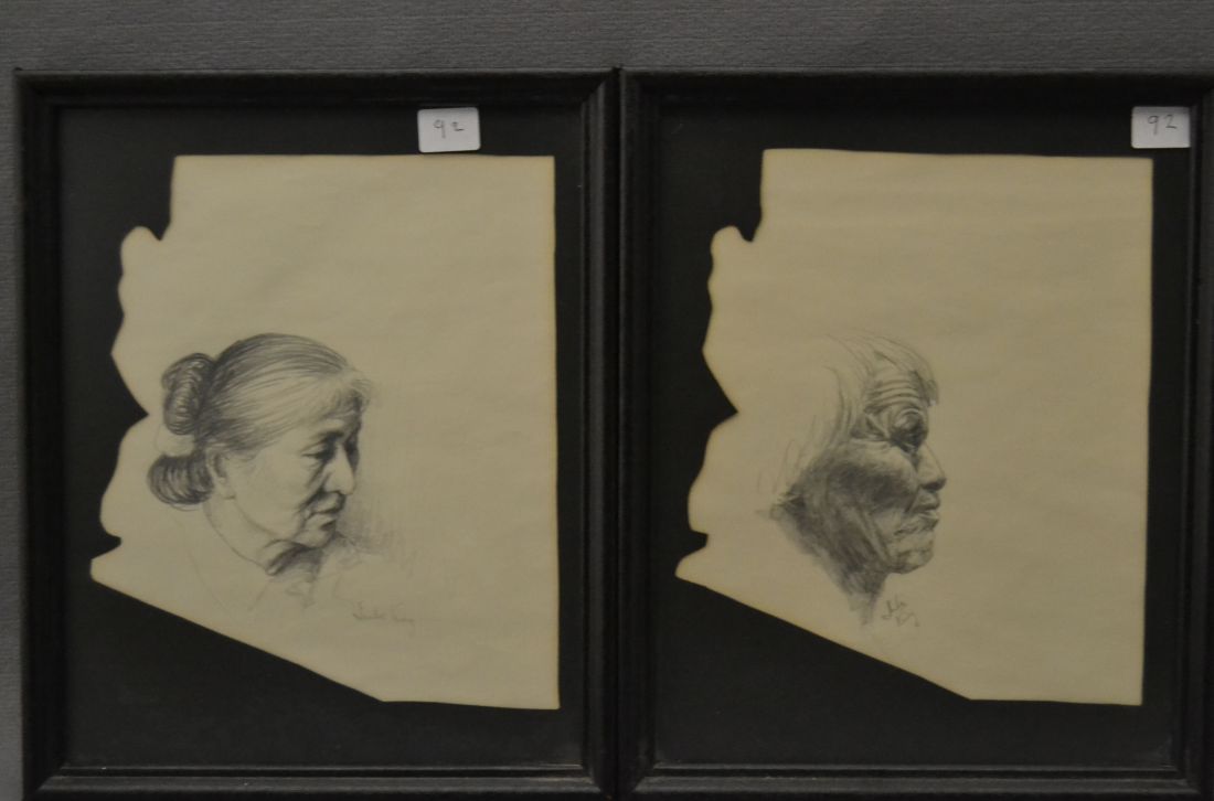 1100x726 Two Navajo Drawings - Navajo Drawings