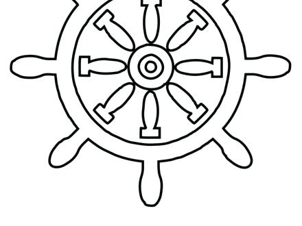 440x330 coloring pages of anchors navy anchor boat - Navy Anchor Drawing
