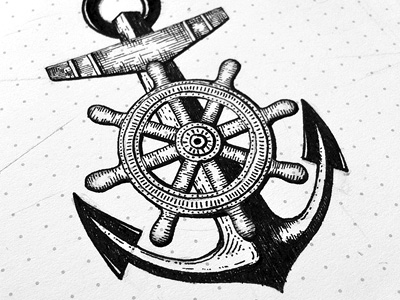 400x300 Liberate Anchor - Navy Anchor Drawing