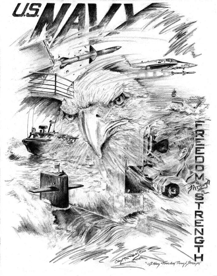 Navy Ships Drawings Easy