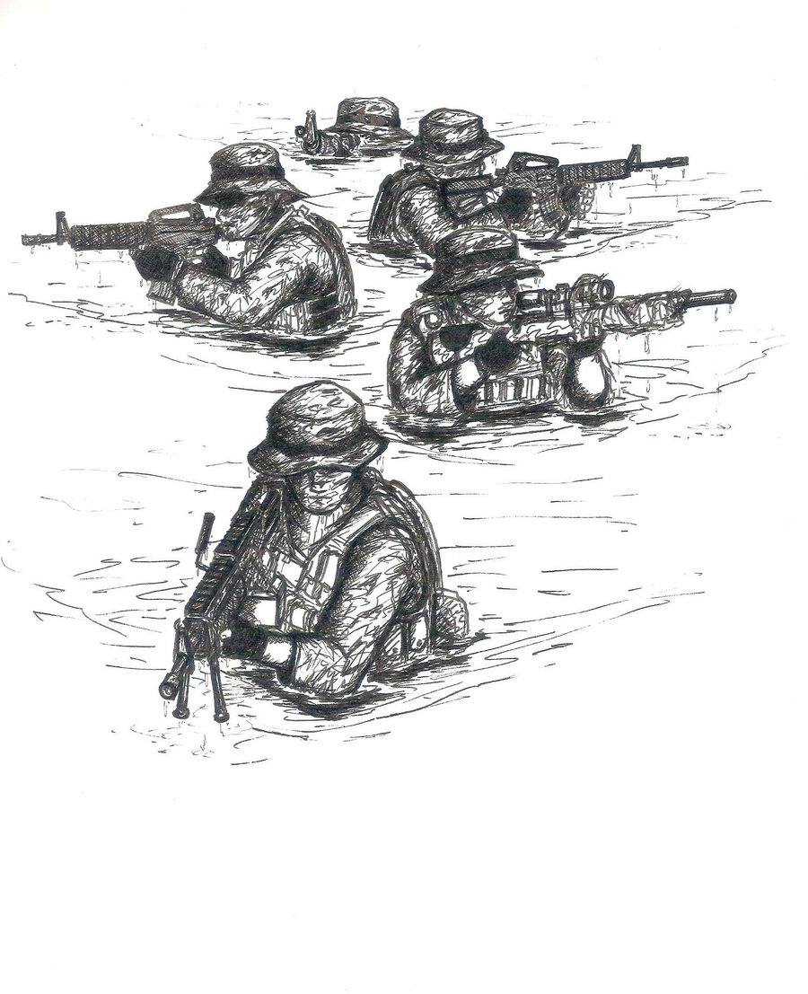 Navy Seal Drawing at Explore collection of Navy