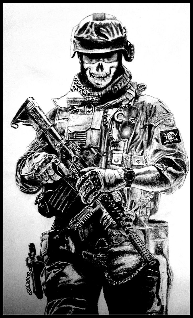 736x1209 Art! Military Tattoos, Military Drawings - Navy Seal Drawing