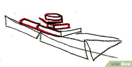 460x236 How To Draw A Navy Ship Steps - Navy Ship Drawing