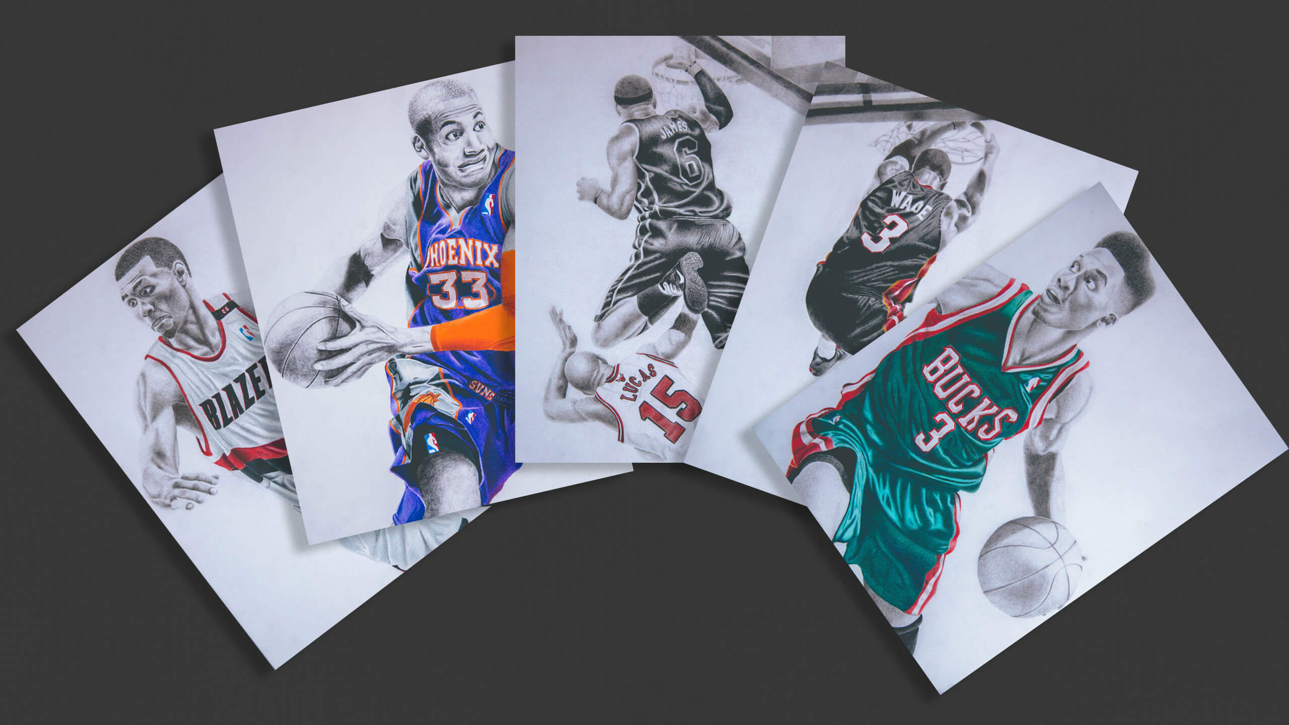 2560x1440 nba drawings jared kitade - Nba Drawing