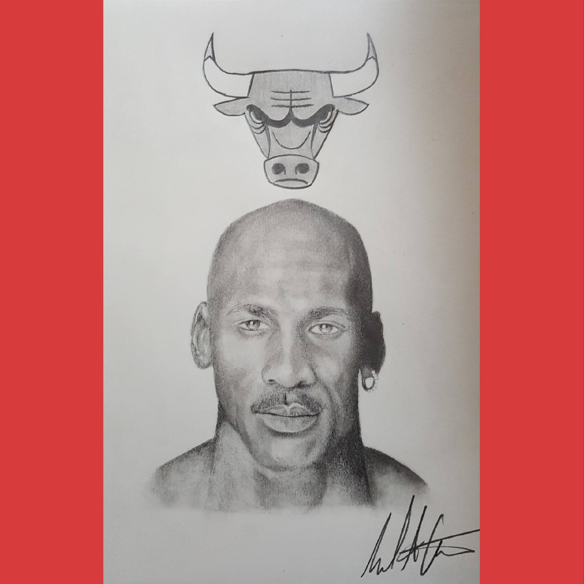2048x2048 Jordan Pencil Steemit - Nba Drawing